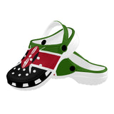Kenya Flag Clogs - Conscious Apparel Store