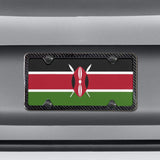 Kenya Flag Custom License Plate - Conscious Apparel Store