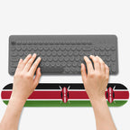Kenya Flag Keyboard Wrist Rest Pad - Conscious Apparel Store