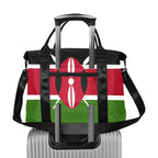 Kenya Flag Large Capacity Duffle Bag - Conscious Apparel Store