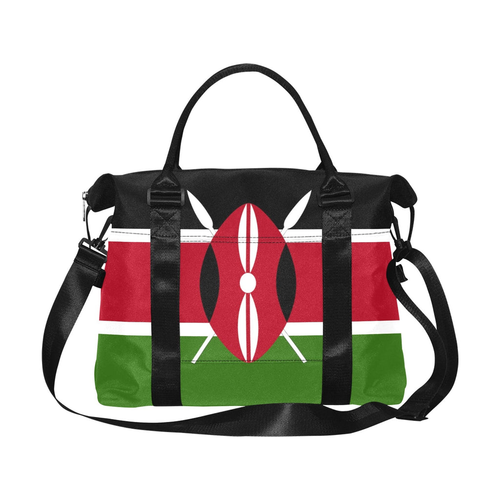 Kenya Flag Large Capacity Duffle Bag - Conscious Apparel Store