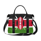 Kenya Flag Large Capacity Duffle Bag - Conscious Apparel Store