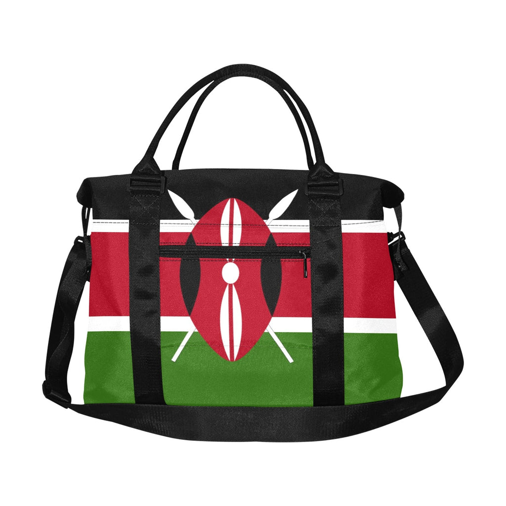 Kenya Flag Large Capacity Duffle Bag - Conscious Apparel Store