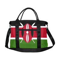 Kenya Flag Large Capacity Duffle Bag - Conscious Apparel Store