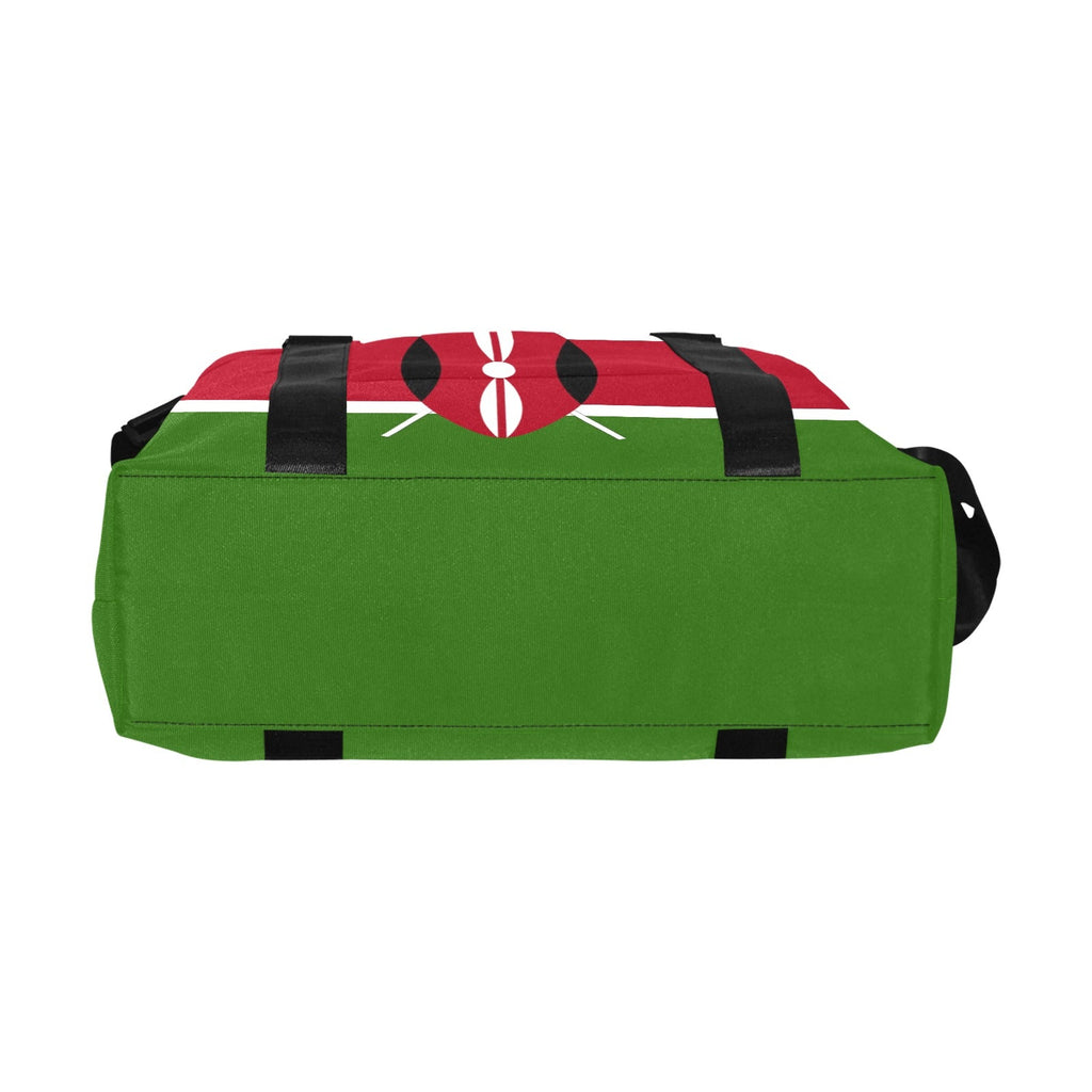 Kenya Flag Large Capacity Duffle Bag - Conscious Apparel Store