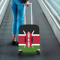 Kenya Flag Luggage Cover/Small 18"-21" - Conscious Apparel Store