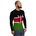 Kenya Flag Men's Rash Guard - Conscious Apparel Store