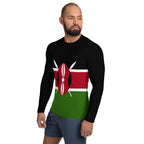 Kenya Flag Men's Rash Guard - Conscious Apparel Store