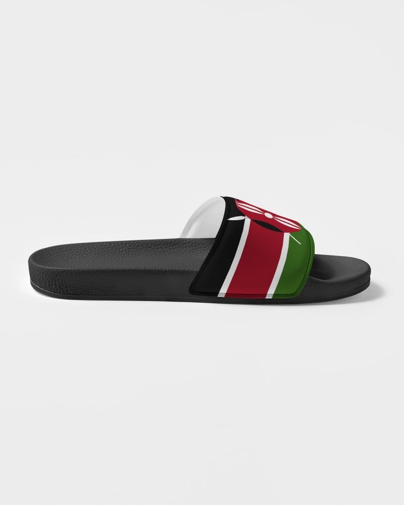 Kenya Flag Men's Slide Sandal - Conscious Apparel Store