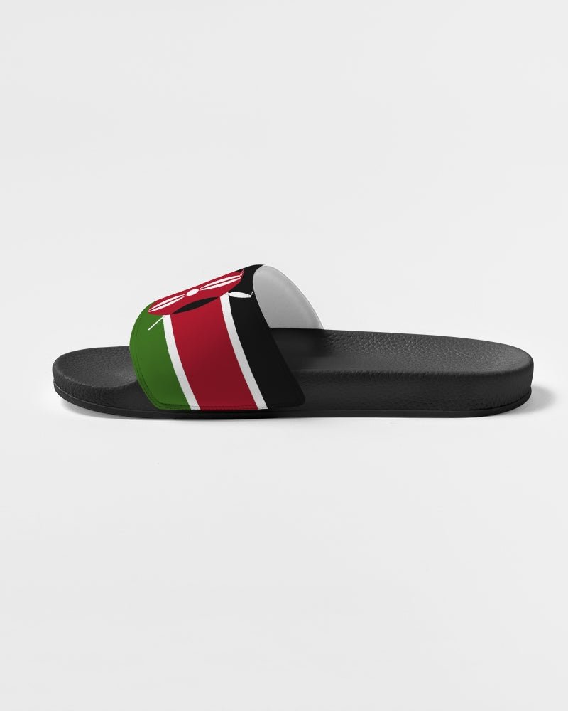 Kenya Flag Men's Slide Sandal - Conscious Apparel Store