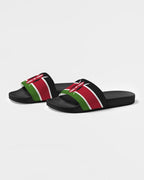 Kenya Flag Men's Slide Sandal - Conscious Apparel Store