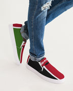 Kenya Flag Men's Slip-On Canvas Shoe - Conscious Apparel Store