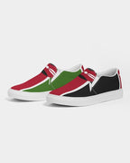 Kenya Flag Men's Slip-On Canvas Shoe - Conscious Apparel Store