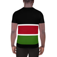 Kenya Flag Men's T-shirt - Conscious Apparel Store