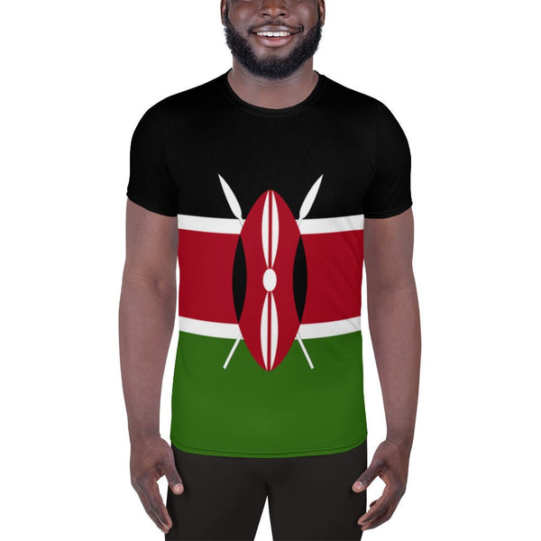 Kenya Flag Men's T-shirt - Conscious Apparel Store