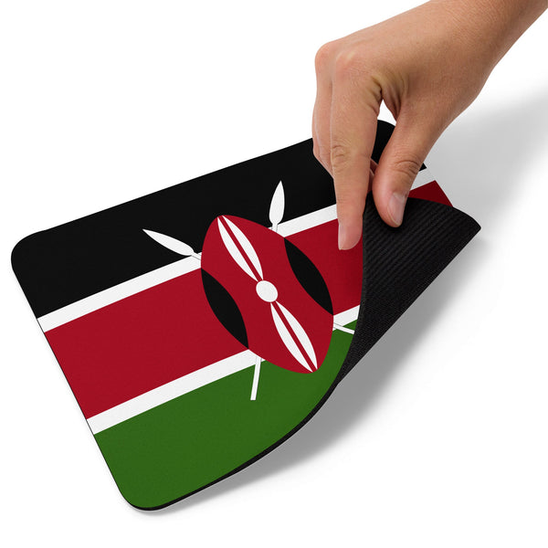 Kenya Flag Mouse pad - Conscious Apparel Store