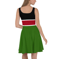Kenya Flag Skater Dress - Conscious Apparel Store
