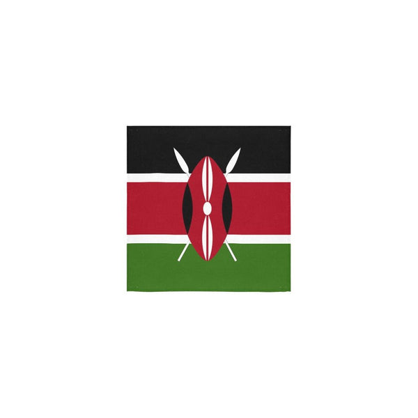 Kenya Flag Square Towel 13“x13” - Conscious Apparel Store