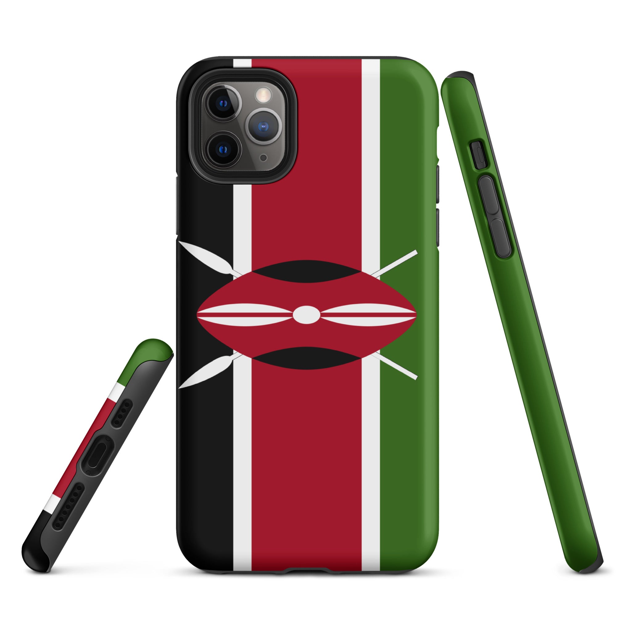 Kenya Flag Tough Cellphone Case for iPhone® - Conscious Apparel Store