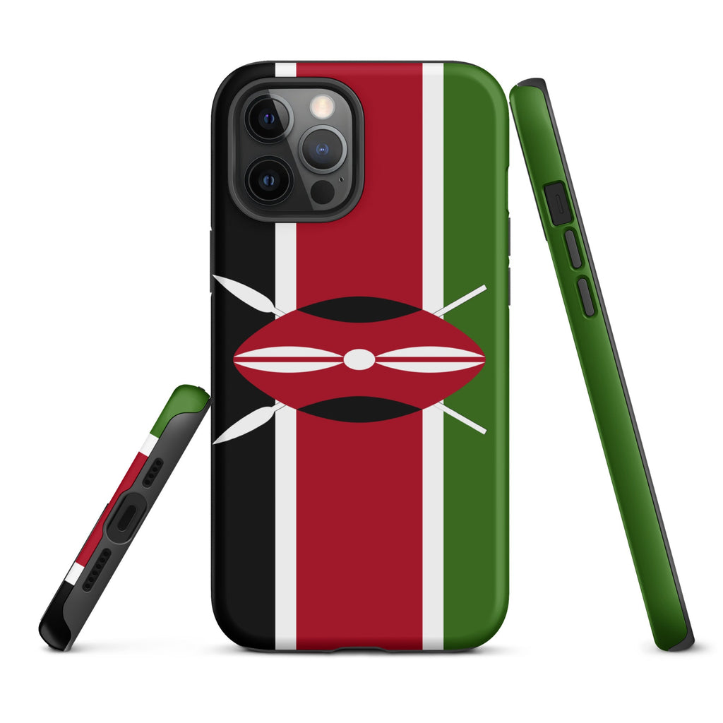 Kenya Flag Tough Cellphone Case for iPhone® - Conscious Apparel Store