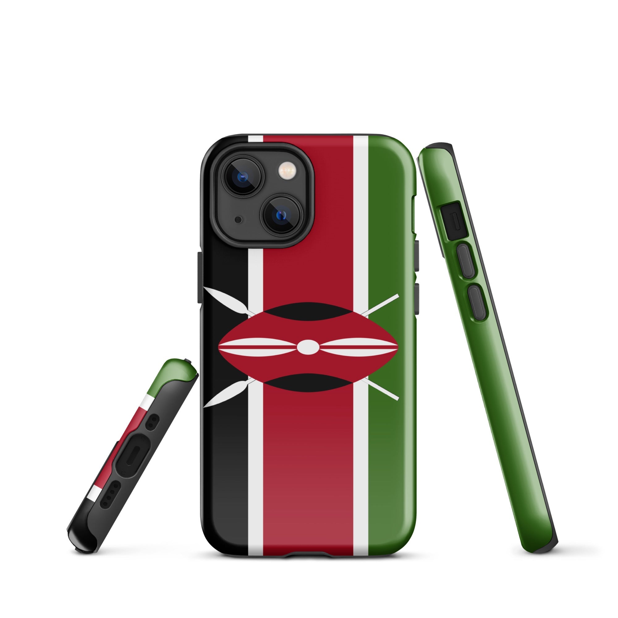 Kenya Flag Tough Cellphone Case for iPhone® - Conscious Apparel Store