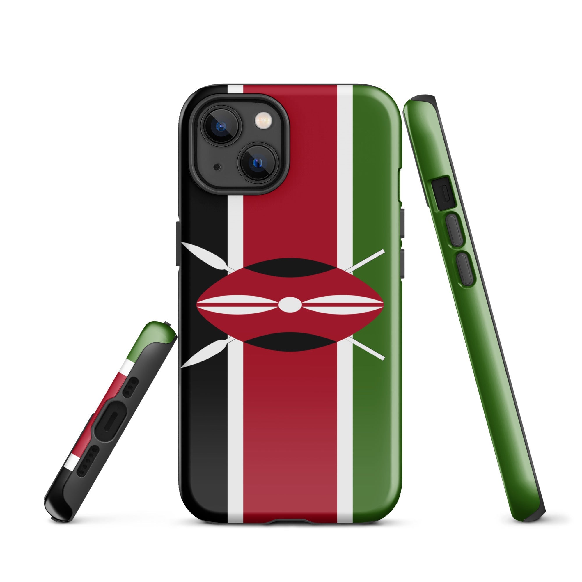 Kenya Flag Tough Cellphone Case for iPhone® - Conscious Apparel Store