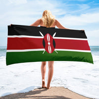 Kenya Flag Towel - Conscious Apparel Store