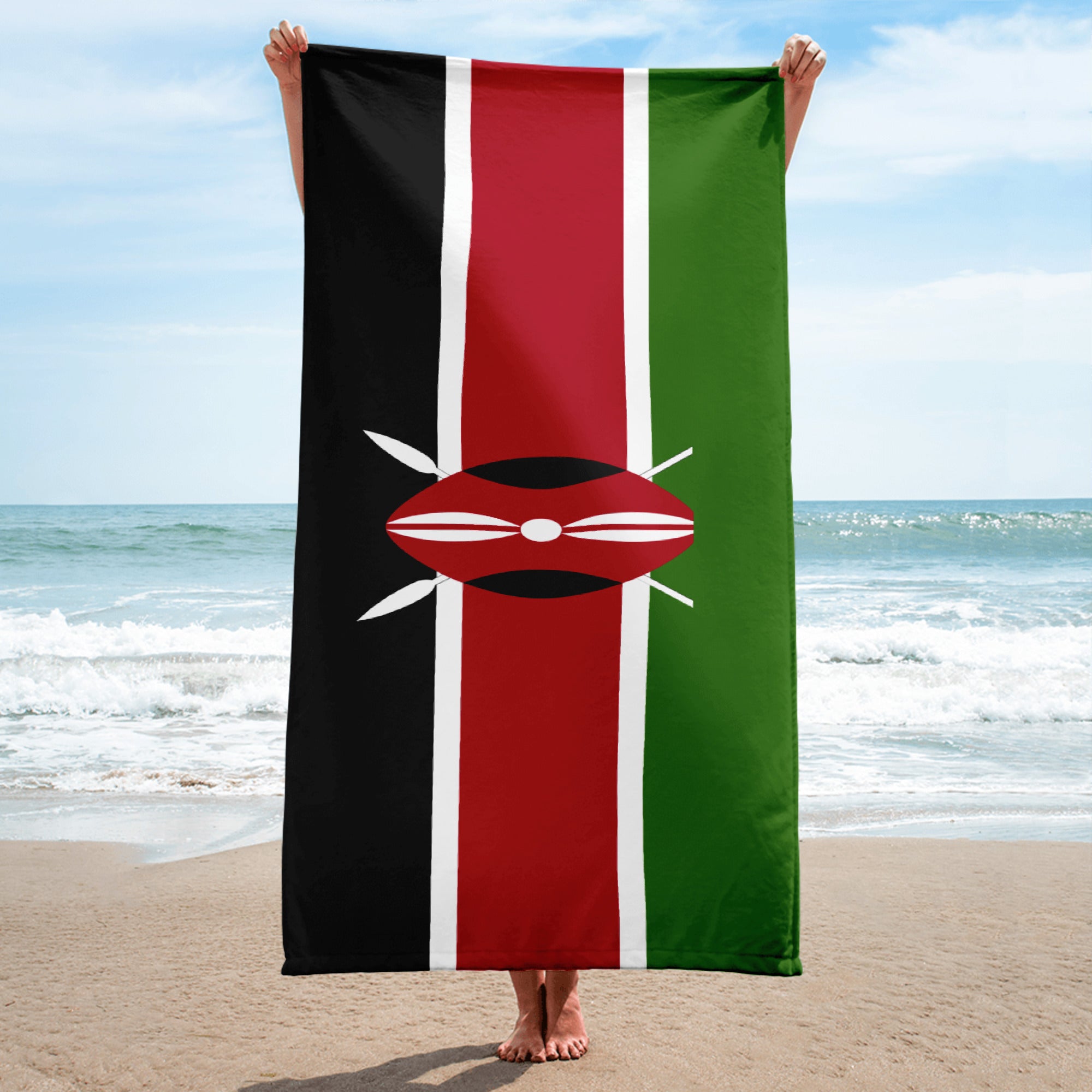 Kenya Flag Towel - Conscious Apparel Store