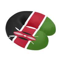 Kenya Flag U-Shape Travel Pillow - Conscious Apparel Store