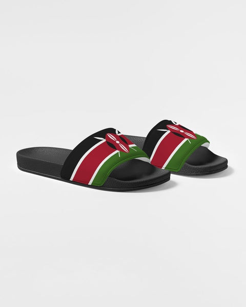 Kenya Flag Women's Slide Sandal - Conscious Apparel Store