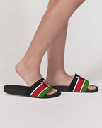 Kenya Flag Women's Slide Sandal - Conscious Apparel Store