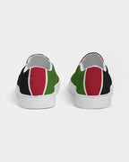 Kenya Flag Women's Slip-On Canvas Shoe - Conscious Apparel Store