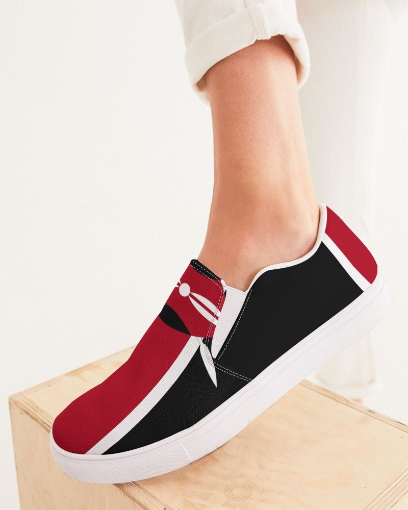 Kenya Flag Women's Slip-On Canvas Shoe - Conscious Apparel Store