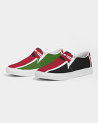Kenya Flag Women's Slip-On Canvas Shoe - Conscious Apparel Store