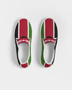 Kenya Flag Women's Slip-On Canvas Shoe - Conscious Apparel Store
