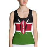 Kenya Flag Women's Tank Top - Conscious Apparel Store