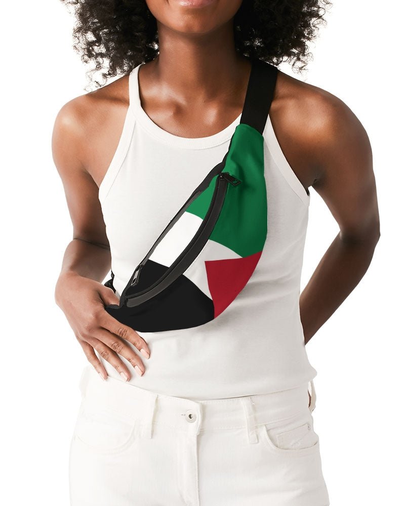 Palestine Flag Crossbody Sling Bag - Conscious Apparel Store