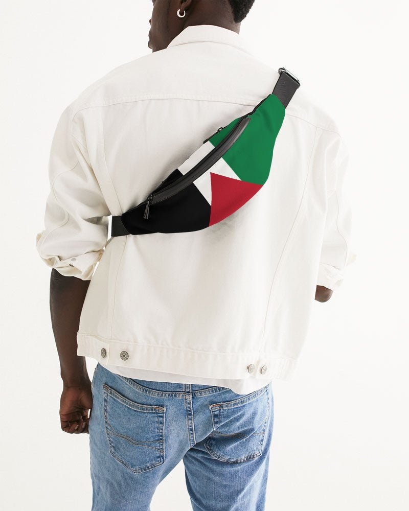 Palestine Flag Crossbody Sling Bag - Conscious Apparel Store