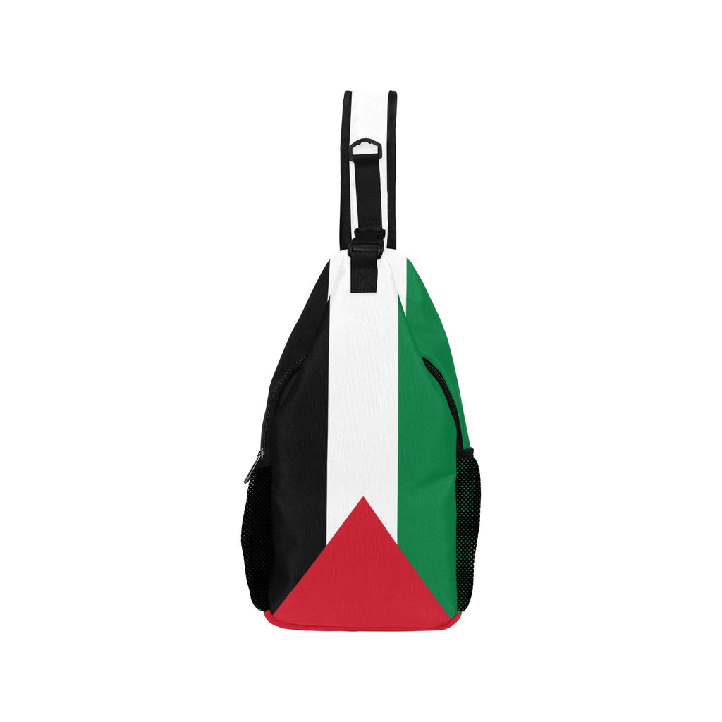 Palestine Flag Men's Casual Chest Bag - Conscious Apparel Store