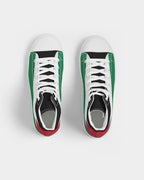 Palestine Flag Men's Hightop Canvas Shoe - Conscious Apparel Store