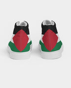 Palestine Flag Men's Hightop Canvas Shoe - Conscious Apparel Store