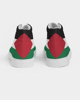 Palestine Flag Men's Hightop Canvas Shoe - Conscious Apparel Store