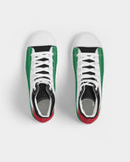 Palestine Flag Men's Hightop Canvas Shoe - Conscious Apparel Store