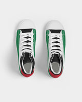 Palestine Flag Men's Hightop Canvas Shoe - Conscious Apparel Store