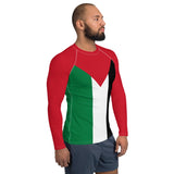 Palestine Flag Men's Rash Guard - Conscious Apparel Store