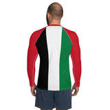 Palestine Flag Men's Rash Guard - Conscious Apparel Store