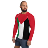 Palestine Flag Men's Rash Guard - Conscious Apparel Store