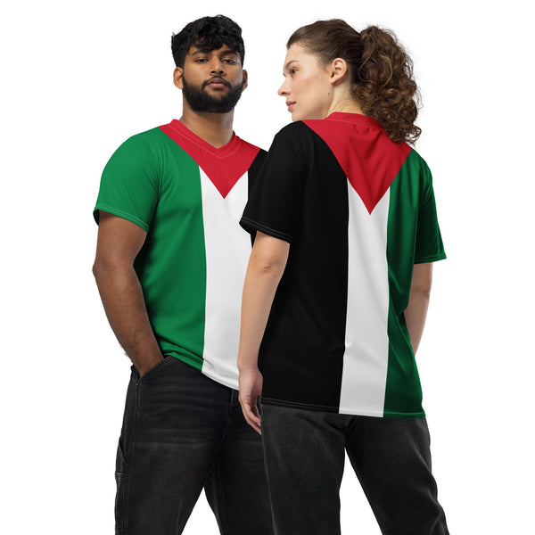 Palestine Flag unisex sports jersey - Conscious Apparel Store
