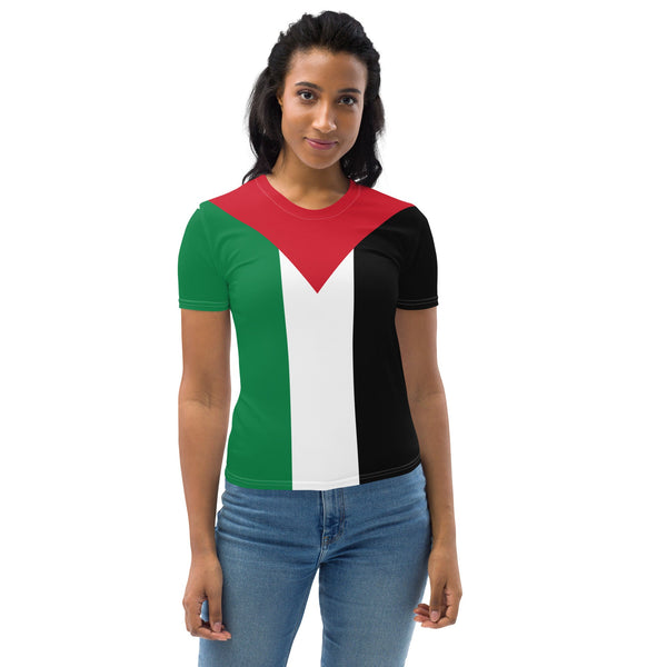 Palestine Flag Women's T-shirt - Conscious Apparel Store