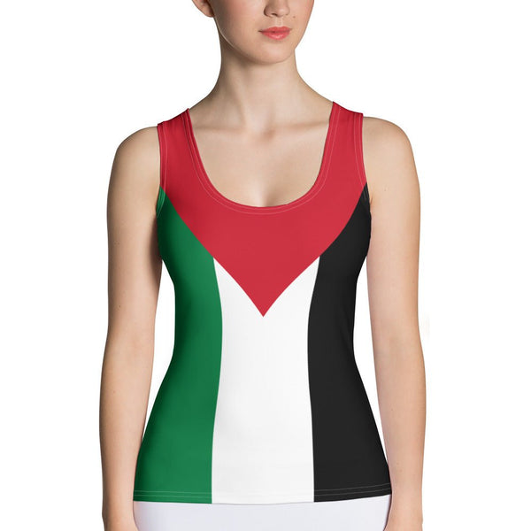 Palestine Flag Women's Tank Top - Conscious Apparel Store